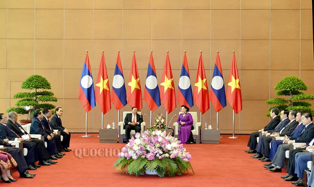 MỘT SỐ HÌNH ẢNH CHỦ TỊCH QUỐC HỘI NGUYỄN THỊ KIM NGÂN HỘI KIẾN TỔNG BÍ THƯ, CHỦ TỊCH NƯỚC CHDCND LÀO